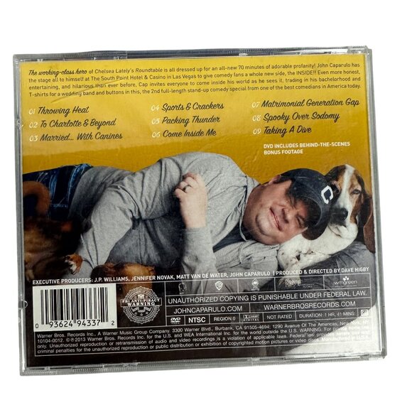John Caparulo Come Inside Me CD 2013 Stand-Up Comedy Warner Bros. NTSC - Picture 2 of 8